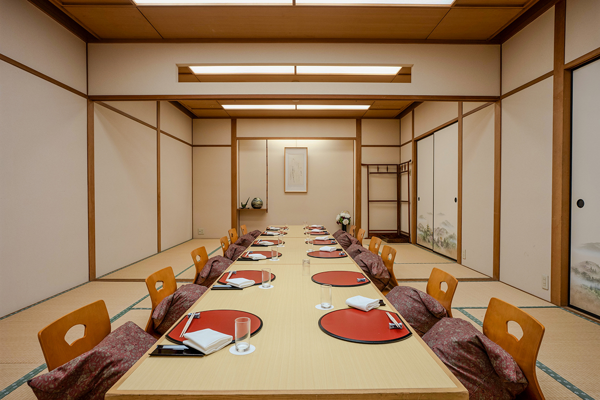 日本料理　業平のコーディネート例